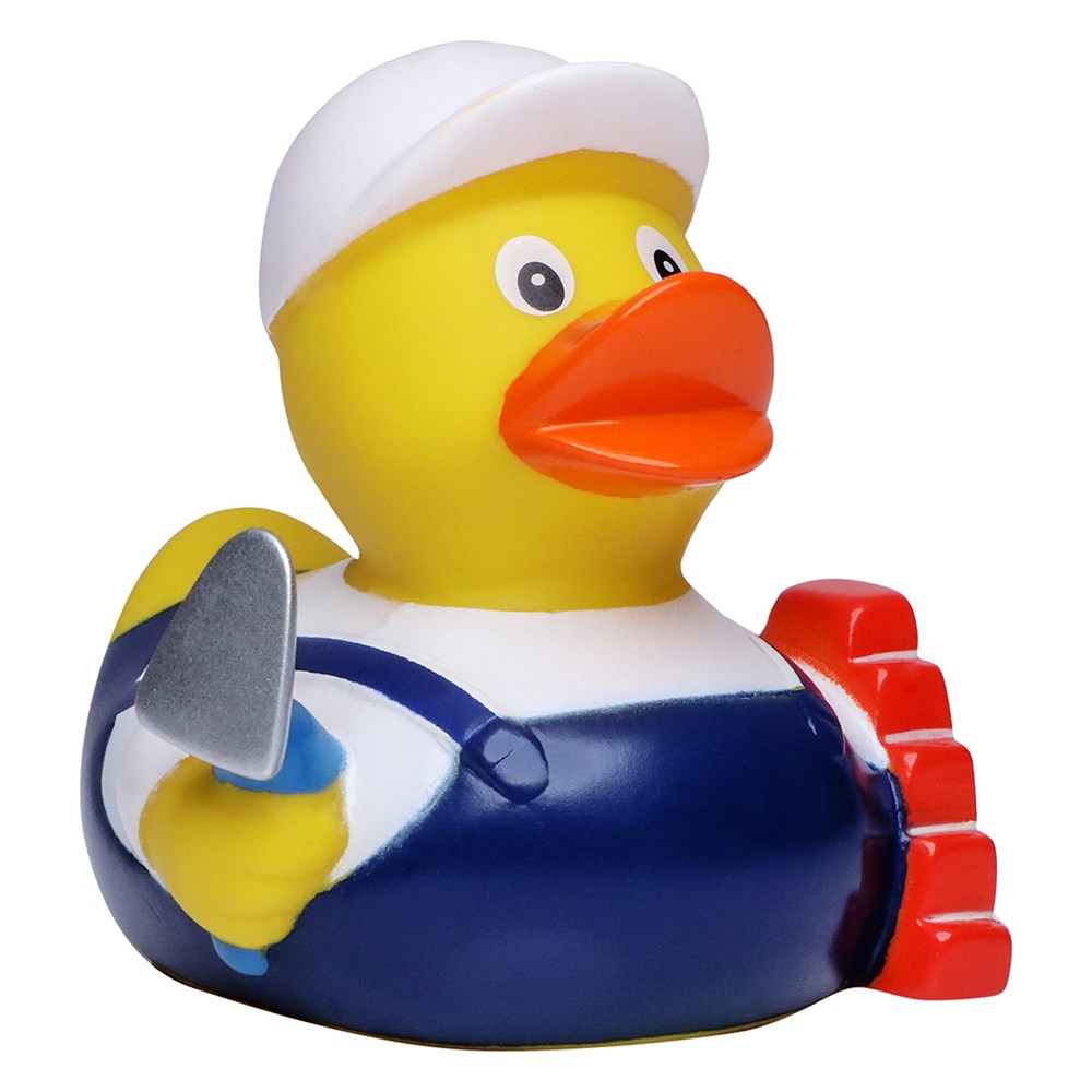 Piepende eend metselaar - veelkleurig