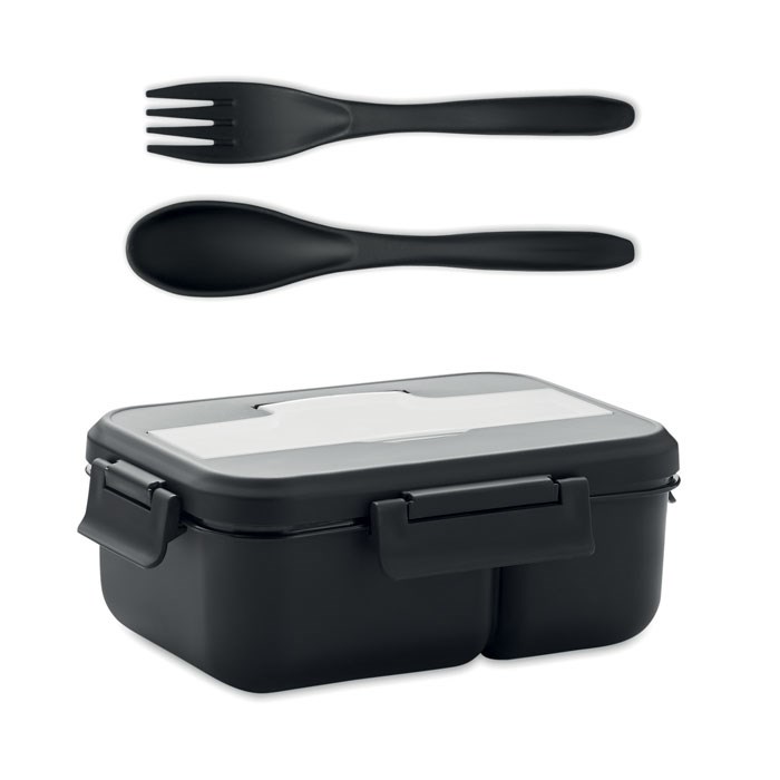 MAKAN - Lunchdoos met bestek in PP 1L