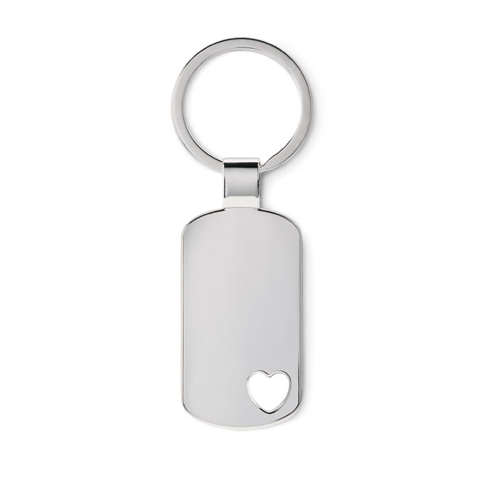 CORAZON - Metalen sleutelhanger, hartje