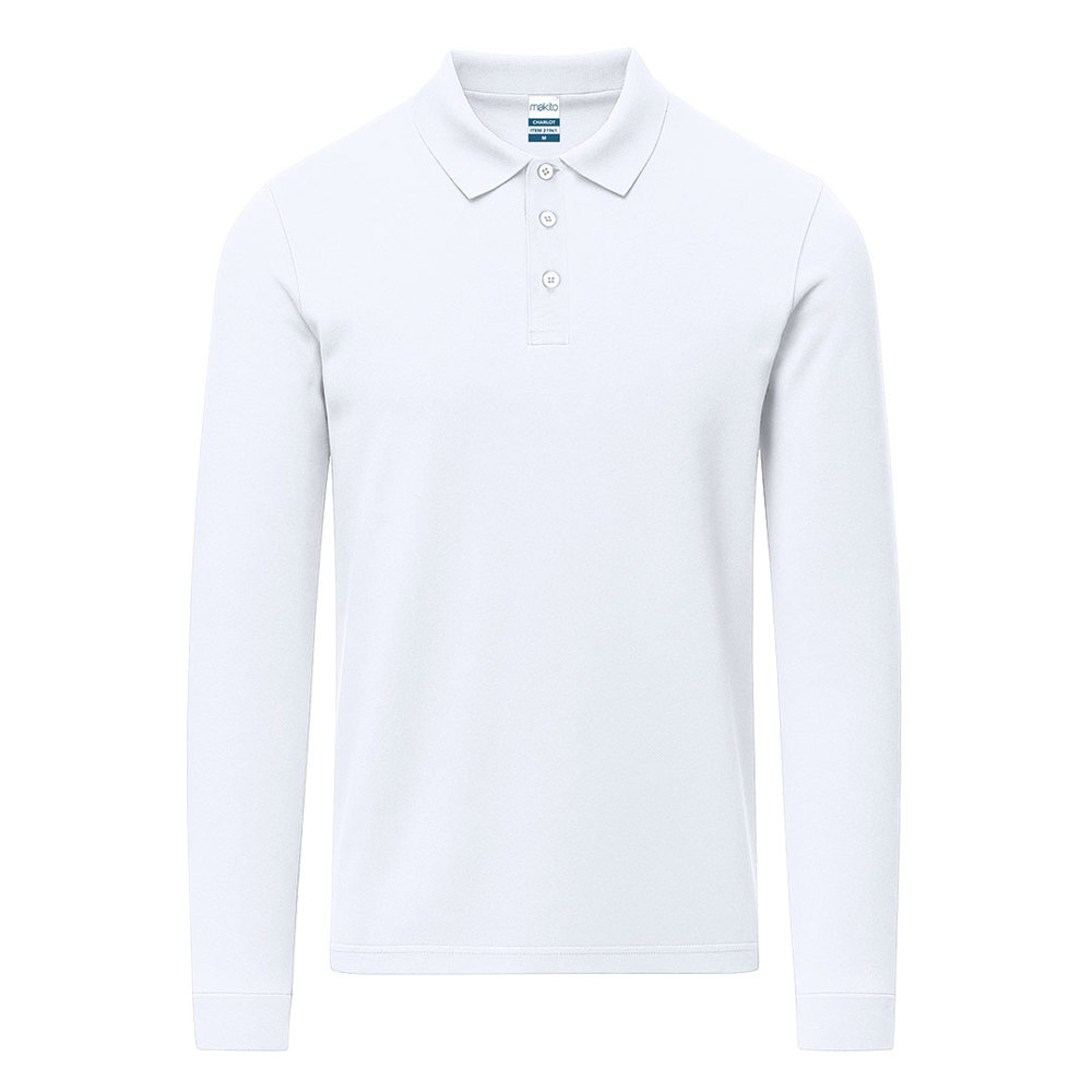 Volwassene Wit Polo Shirt Charlot