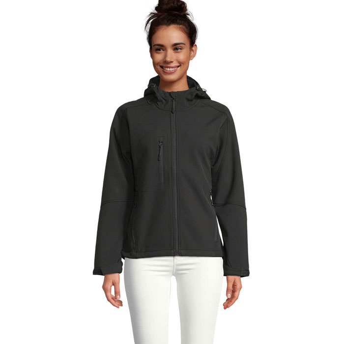 REPLAY WOMEN - REPLAY DAMES HOOD SOFTSHELL