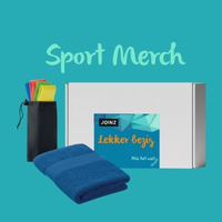 Sport merch pakket bedrukken met logo