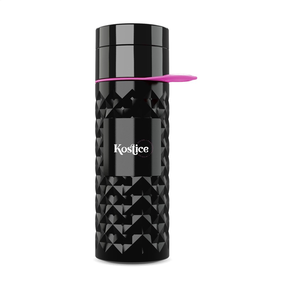 Join The Pipe Nairobi Ring Bottle Black 500ml waterfles