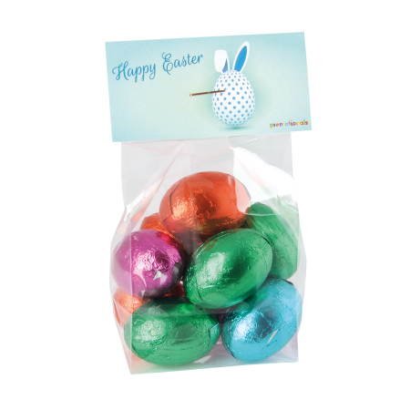 PP Blokbodemzakje met divers Europees snoep, (B)