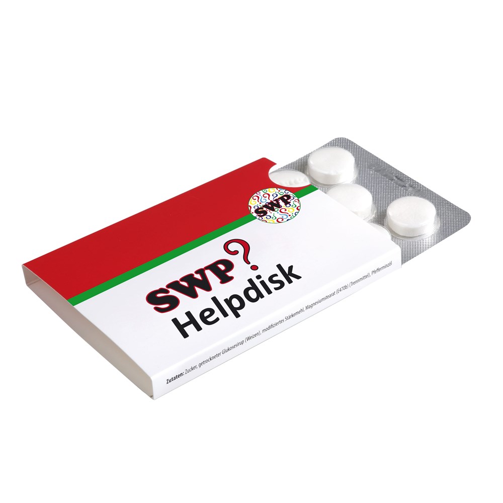 Sleeve en blister met 10 KING mints