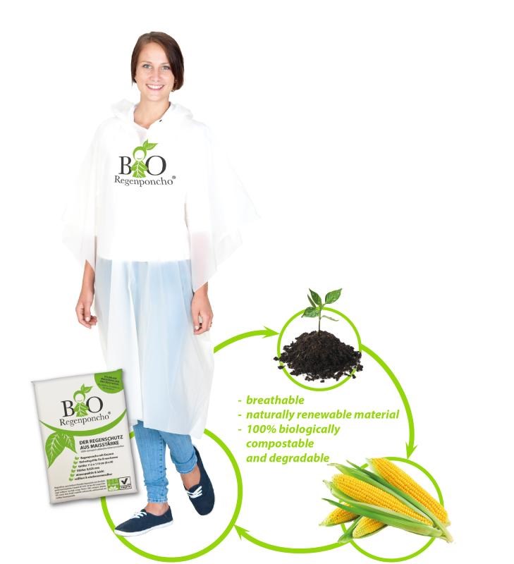 Bio regenponcho van mais | J1004