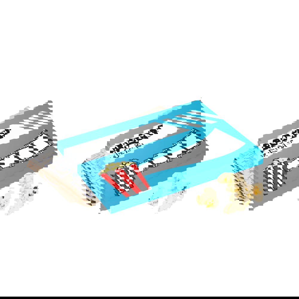 Doosje met magnetron popcorn