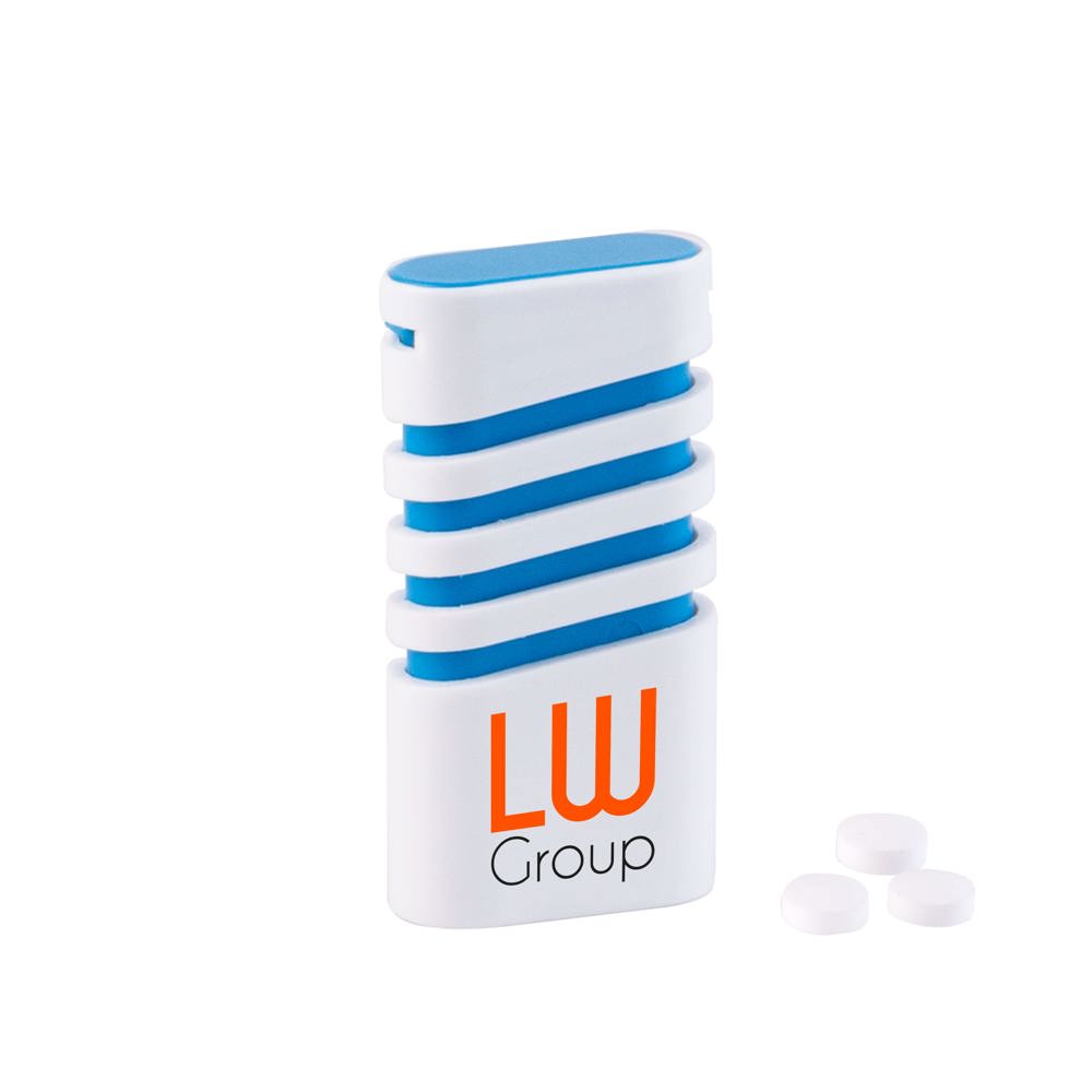 Spring dispenser met mini mints