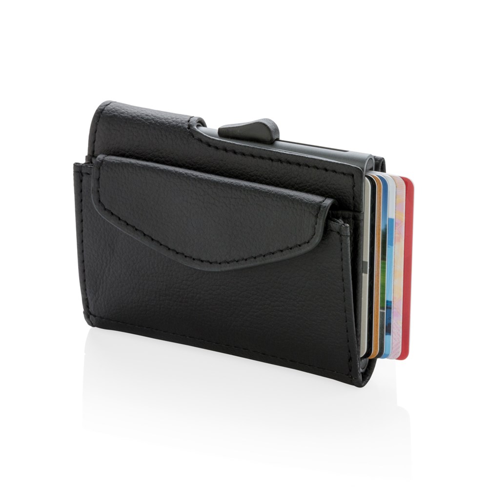 C-Secure RFID kaarthouder & portemonnee met muntvakje