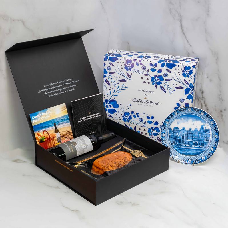 Zalm Gift Delfts Blauw