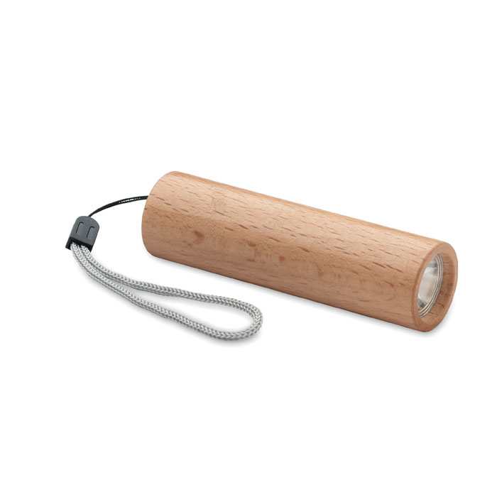LITE - Oplaadbare zaklamp beukenhout