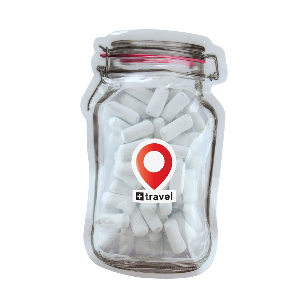 Mailing "weckpot" midi gevuld met snoep