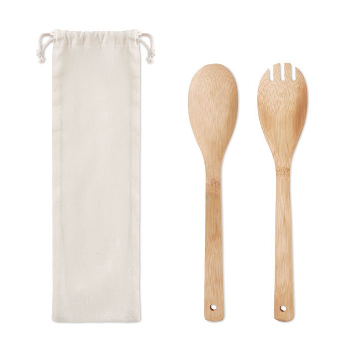 MAYEN SET - Bamboe saladebestek