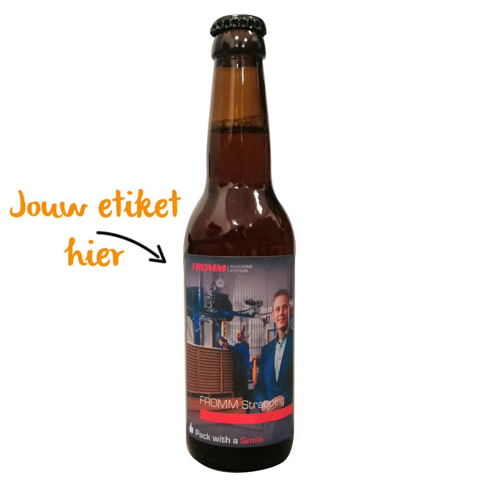 Imperial Porter bier met eigen etiket