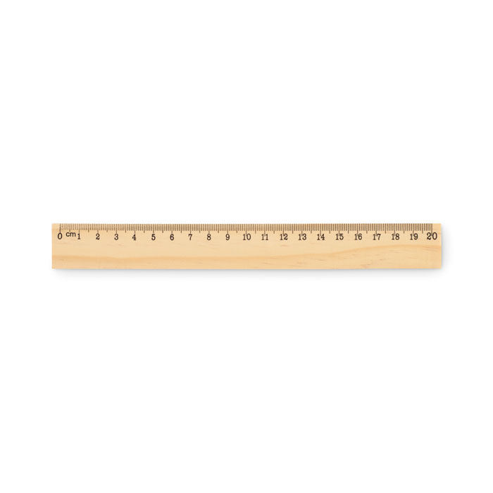 RULER20 - Houten liniaal 20cm