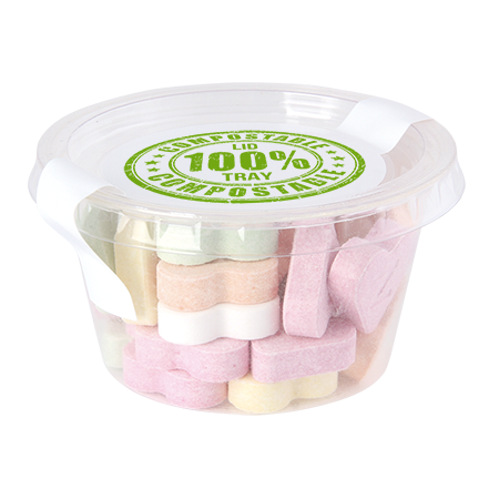 Transparant Biodegradable bakje (B)