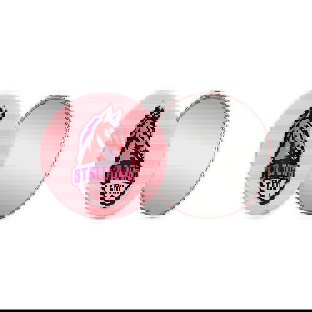 Metalen button 75mm met spiegel