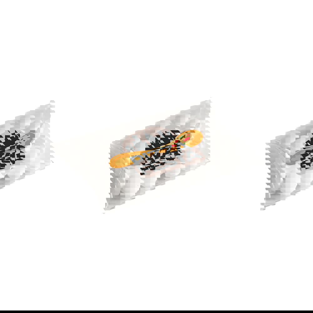 Transparant klikhulsje met mintjes
