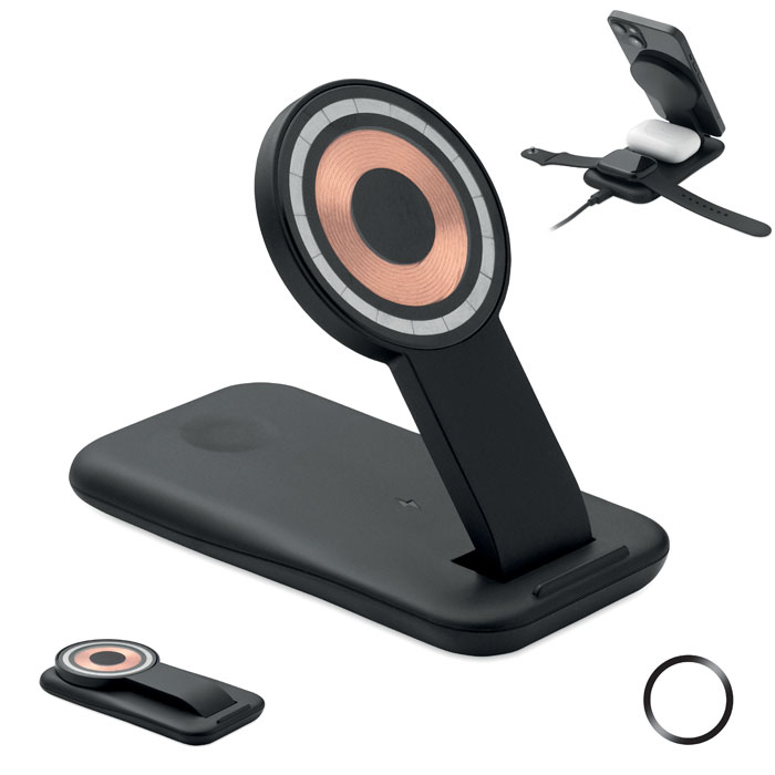 PENDOLESS - 3-in-1 draadloze oplader 15W