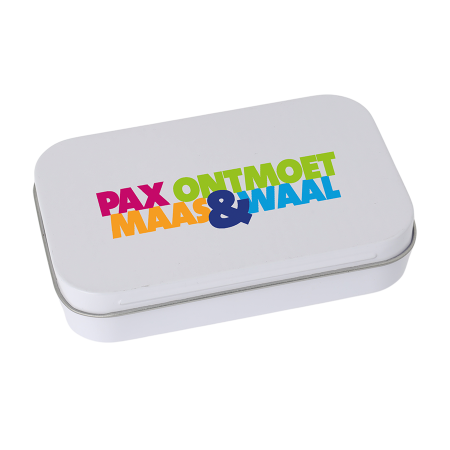 Scharnierblik met DutchDex dextrose mints