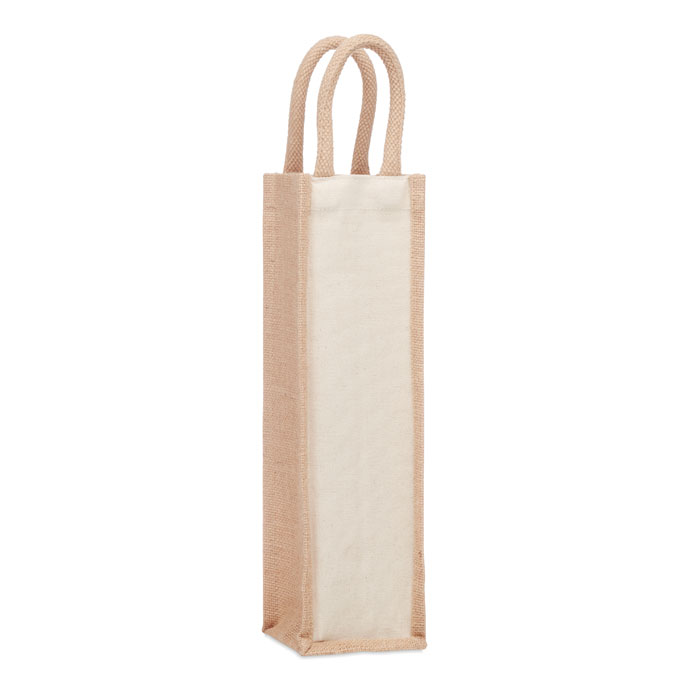 CAMPO DI VINO - Jute wijntas voor 1 fles