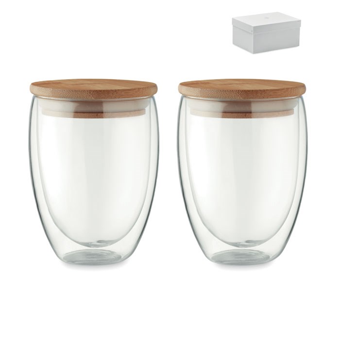 TIRANA SET - Set van 2 glazen 350 ml