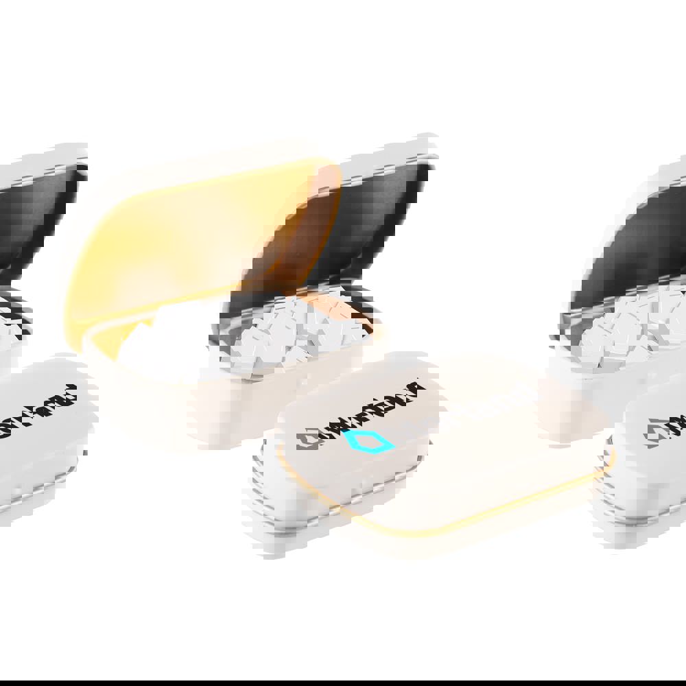 Mini scharnierblikje met logo mints