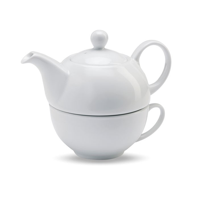 TEA TIME - Theepot met kopje