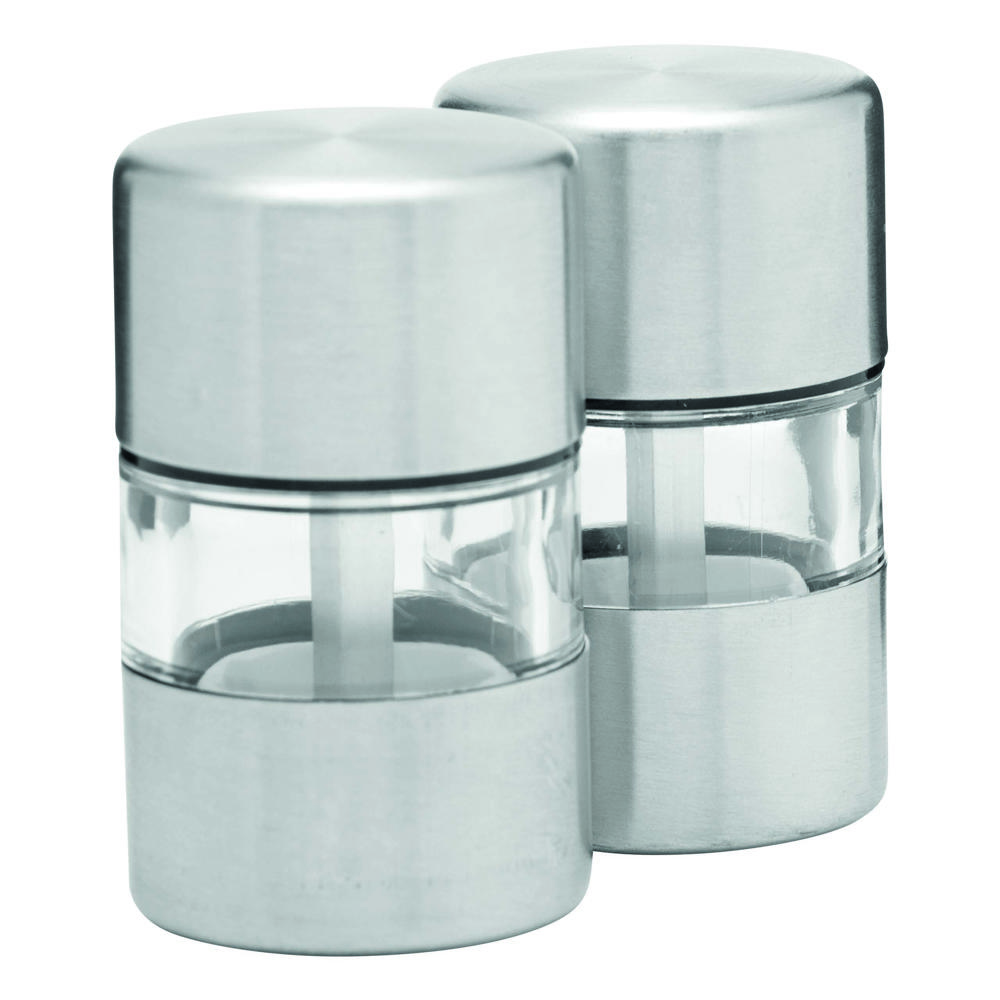 SPICE FLAVOR - Roestvrijstalen peper- en zoutset SPICE FLAVOUR