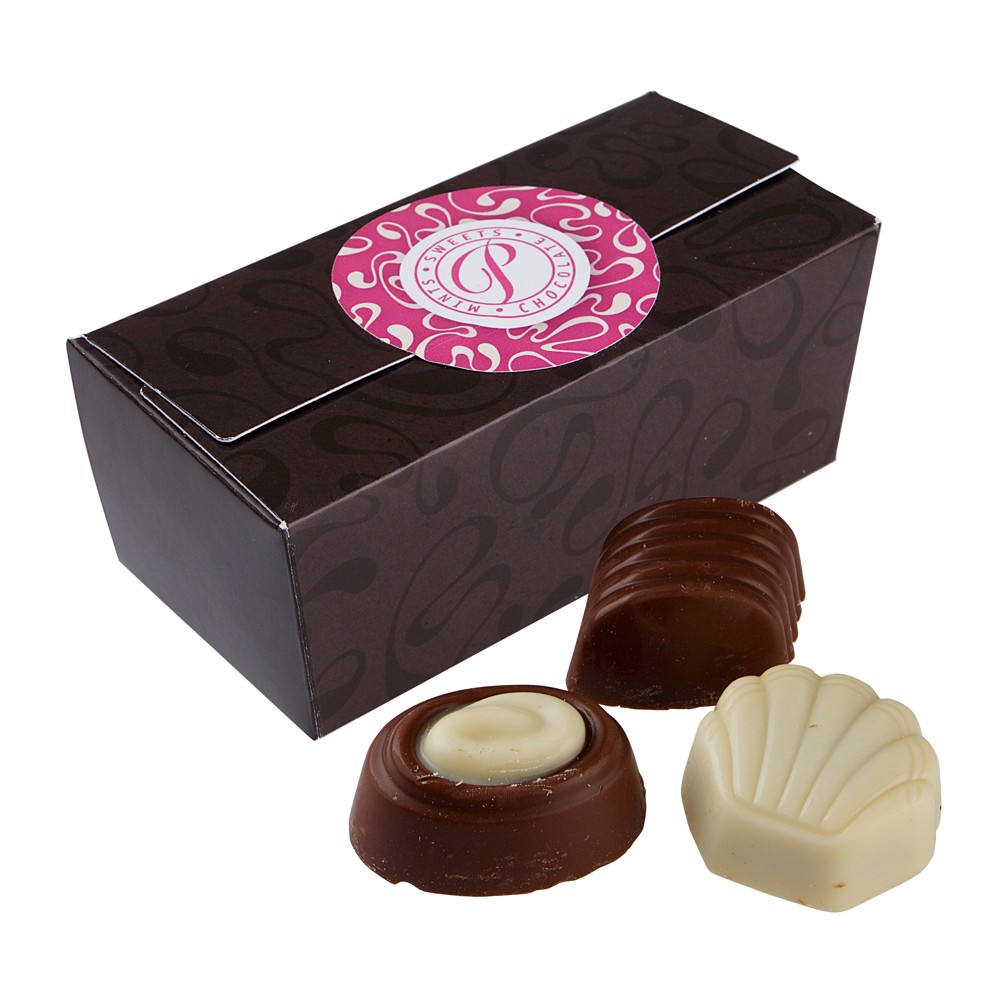 Standaard ballotin met 10 Belgische bonbons