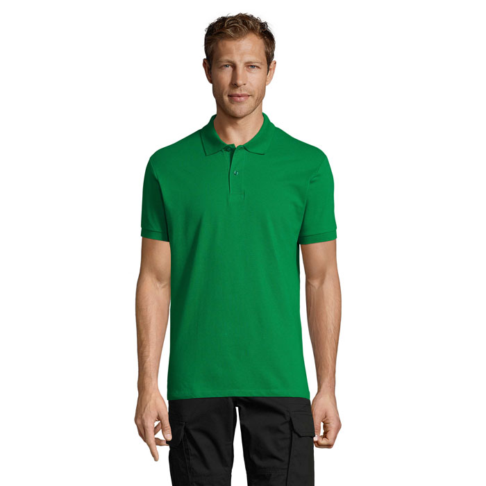 PERFECT MEN - PERFECT HEREN Polo 180g 3XL Helder Groen