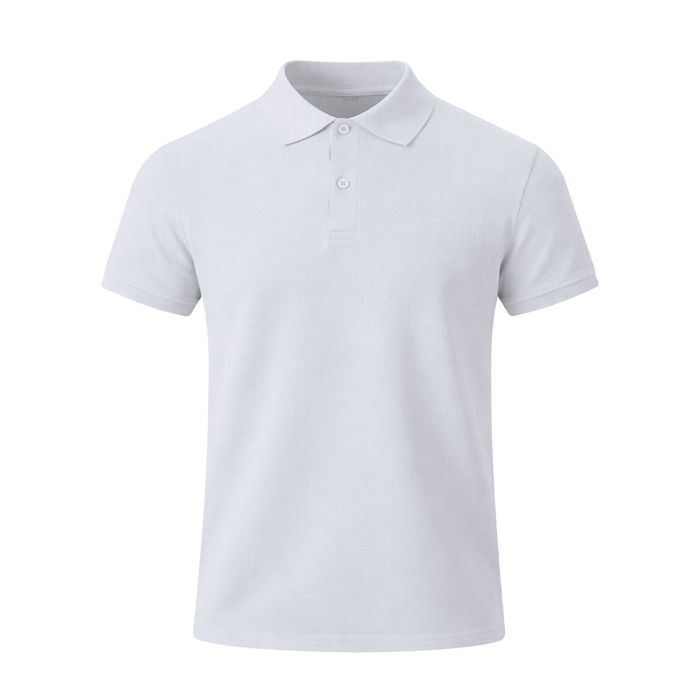 Volwassene Wit Polo Shirt Charles