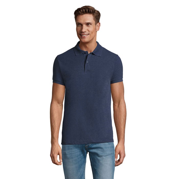 PERFECT MEN - PERFECT HEREN Polo 180g 3XL Heather Denim
