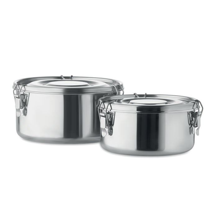 ELLES - Set van 2 RVS boxen 450/900ml