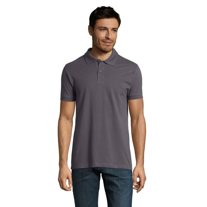 PERFECT MEN - PERFECT HEREN Polo 180g 3XL Donker grijs