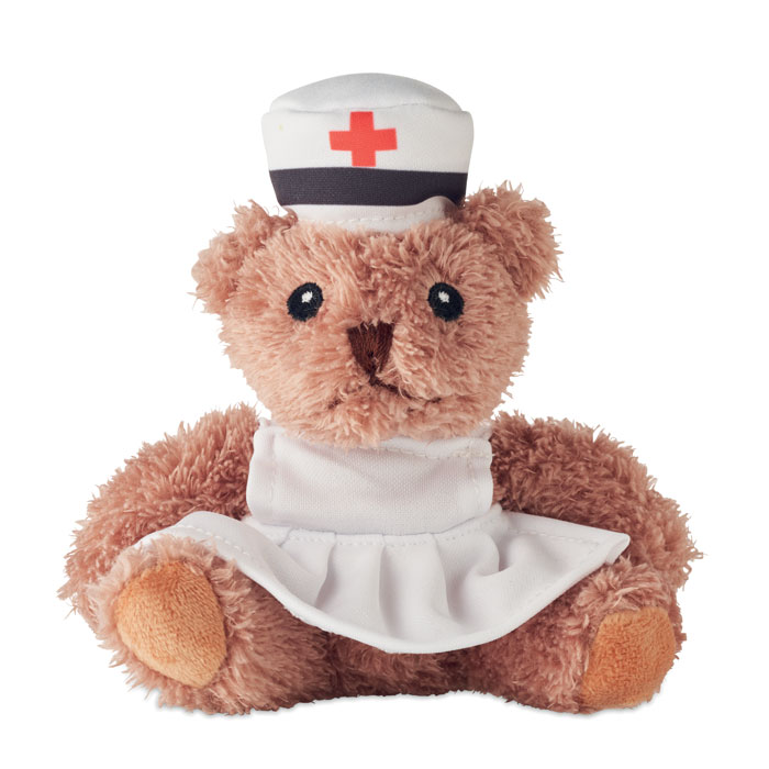 NURSE - Pluche teddybeer verpleegster