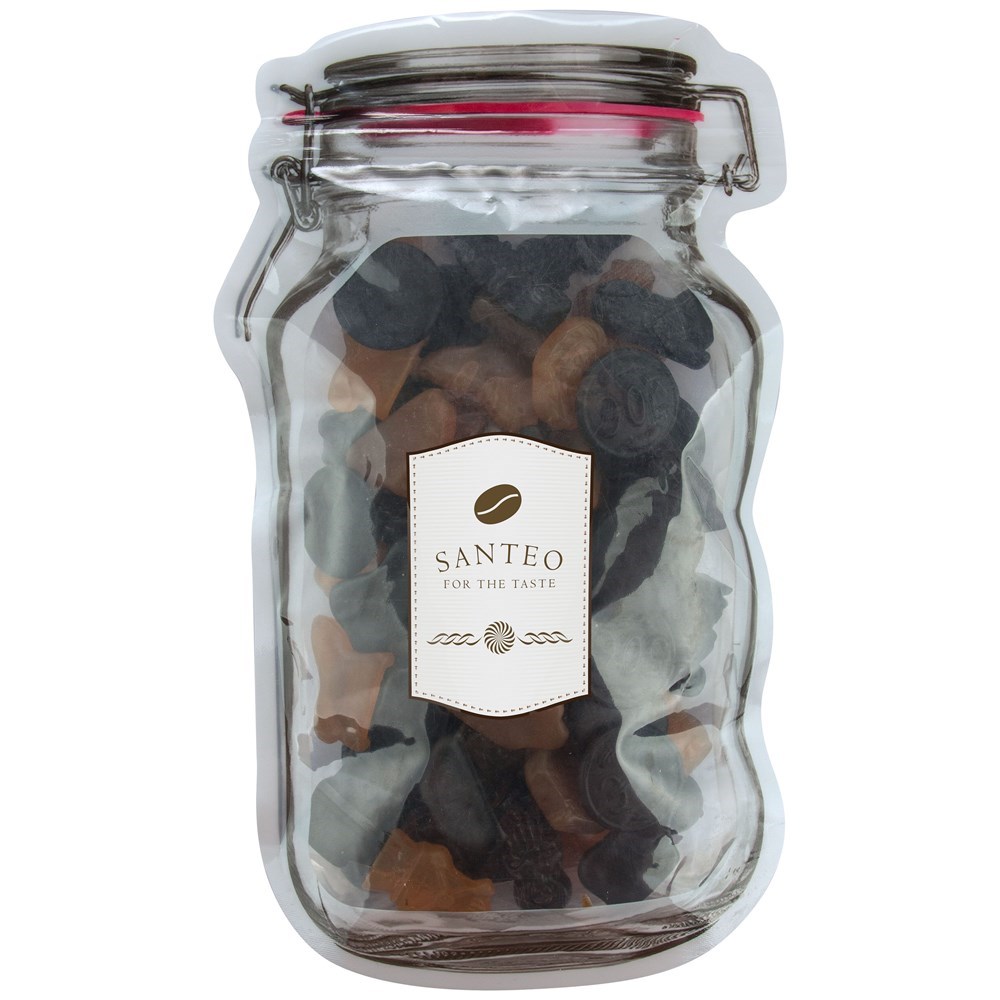 Mailing "weckpot" maxi gevuld met snoep
