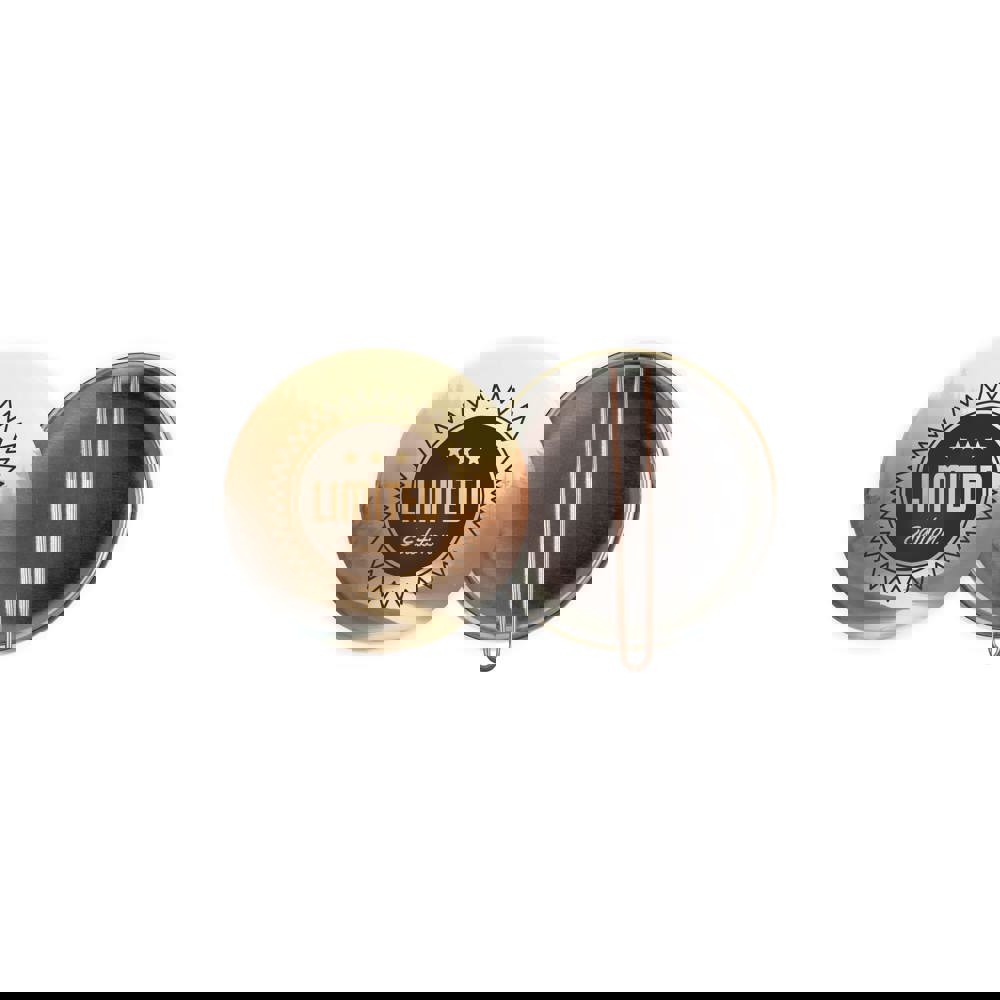 Metalen button 56mm met clip