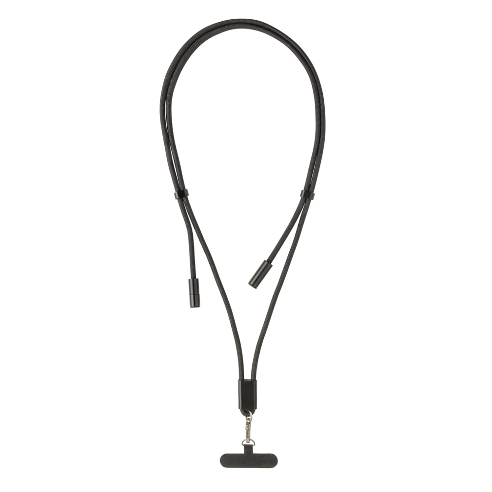 LoopAmp RCS rPET verstelbaar telefoonkoord met 60W kabel
