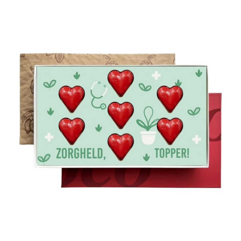 Zorgheld Topper - Hartjes