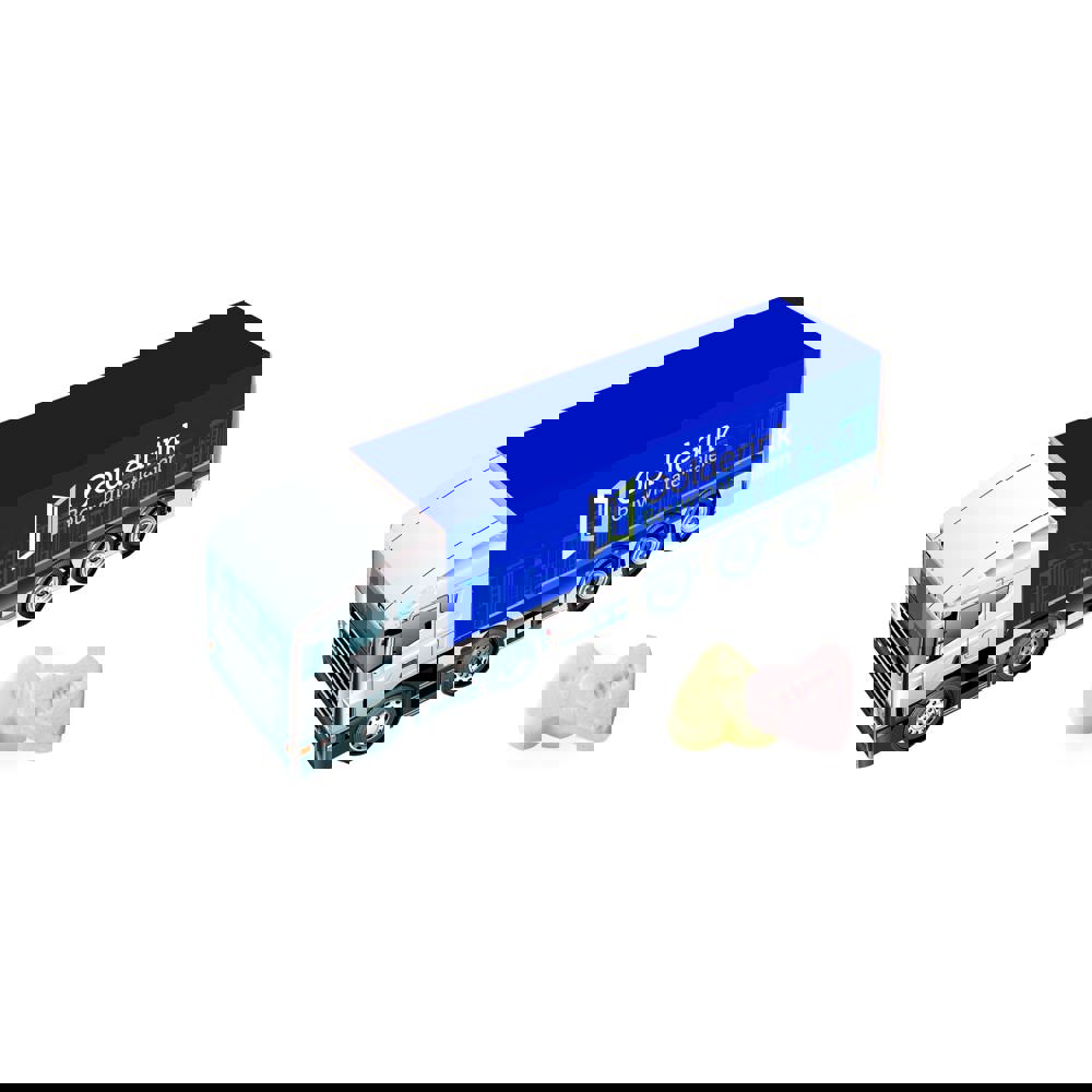 Medium truck met vruchtenhartjes